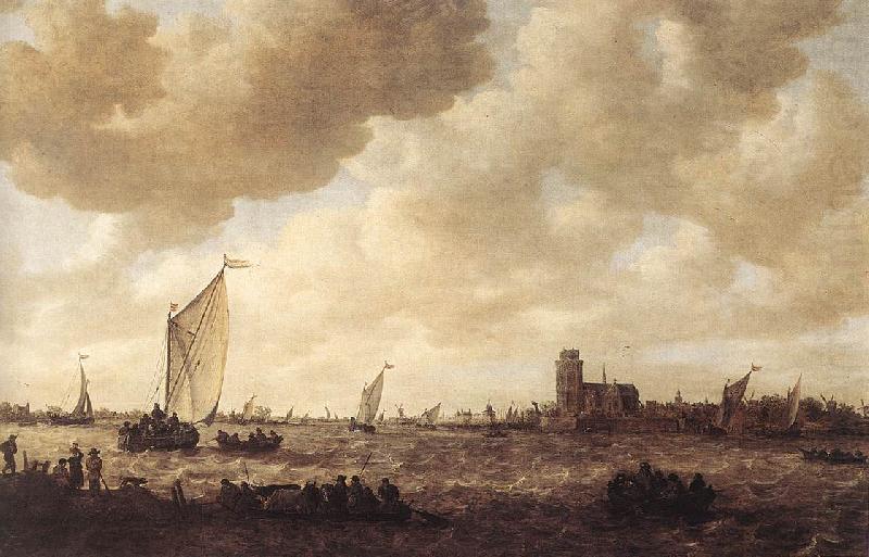 Jan van Goyen View of Dordrecht china oil painting image